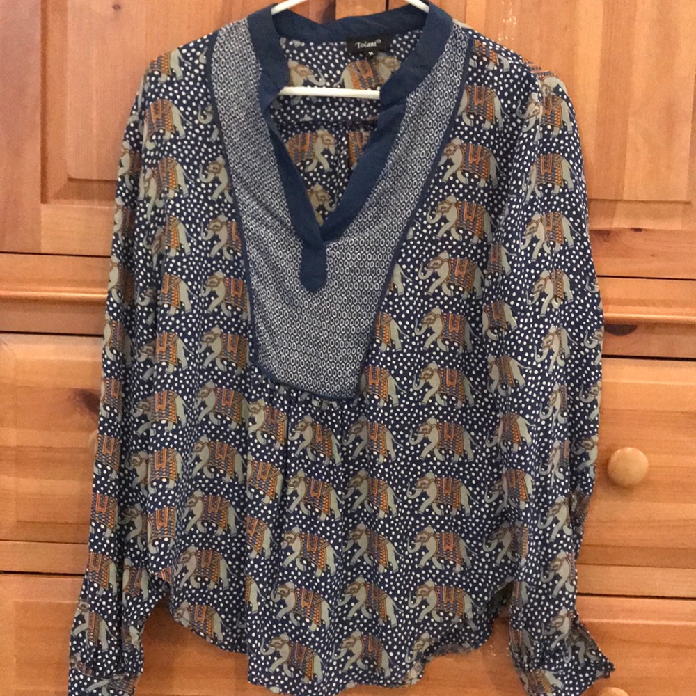 Long sleeve Tolani Blouse